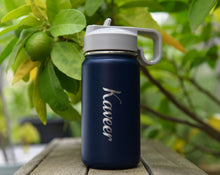 Load image into Gallery viewer, Kids Stainless Steel Laser engraved Water Bottle