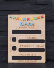 Load image into Gallery viewer, First day of school sign - Back to School