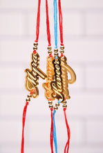 Load image into Gallery viewer, Rakhi for brother, Personalised Rakhi, Name Rakhi, personalised Rakhi for brothers, Rakhi from sister, Rakhi