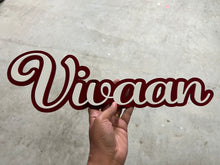Load image into Gallery viewer, Layered name sign