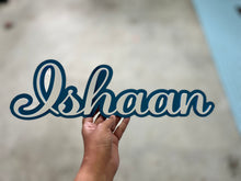 Load image into Gallery viewer, Layered name sign